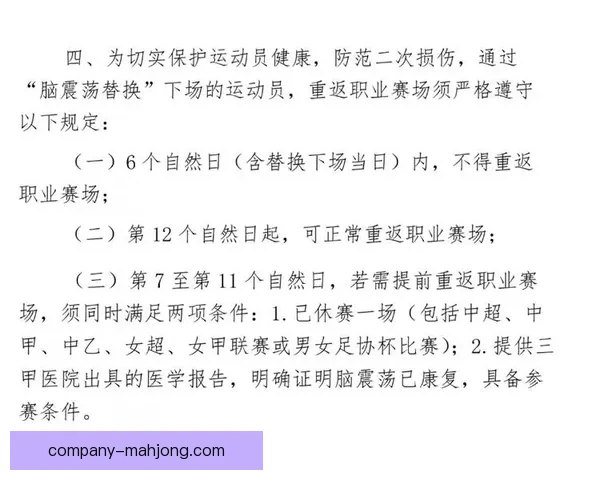 女足脑震荡换人规则实施加强运动员安全保障与比赛公平性